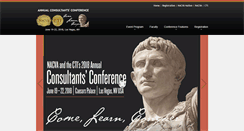 Desktop Screenshot of annualconsultantsconference.com